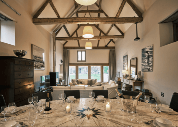 Converted Barns, Bath, dining room a