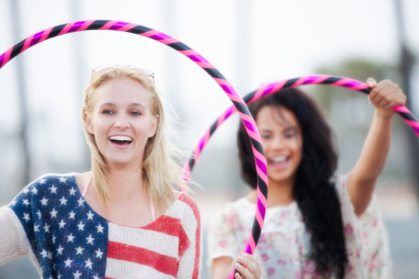 Hula Hoop dance hen party activity