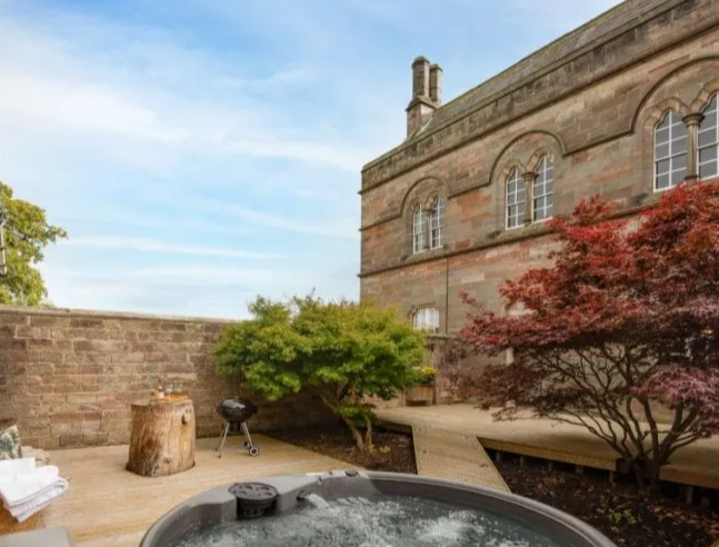 North Yorkshire Old Chapel hot tub a