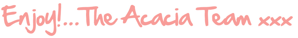 Acacia Cottages signiture