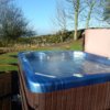 classic contemporary cottages hot tub