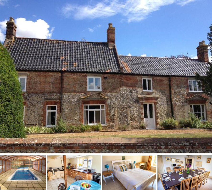 Norfolk farmhouse combined Acacia Cottages