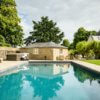 luxury in the cotswolds outside hot tub