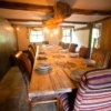 rural welsh retreat dining room