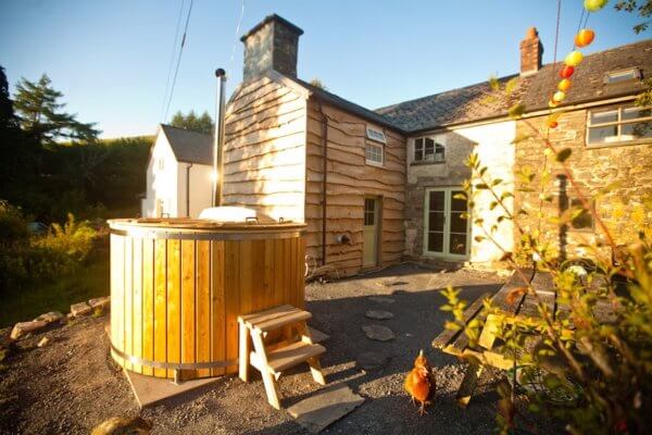 rural welsh retreat outside a