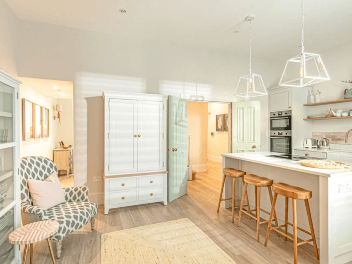 seaside chic in bournemouth kitchen