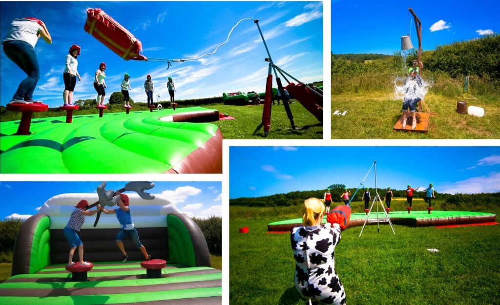 wacky countryside games, hen party activities