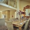 Trio of Barns Yorkshire with hot tub cottage H dining area